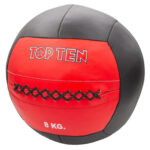 Medicine ball "Stitches" in black-red