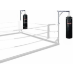 Punching bag suspension for training ring